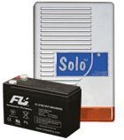 SOLO kültéri sziréna (hang és fényjelző) + 7Ah akkumulátor